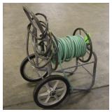 Hose Reel With Garden Hose