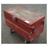 18'' x 36'' x 23'' Metal Storage Chest Locked No K