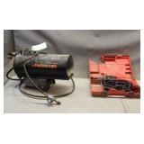Hilti Drill w/Case & Remington Heater