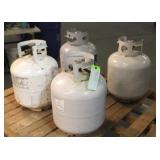 (4) Empty Propane Tank Cylinders