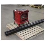 Propane Fireplace w/ 73.5' of Chimney Pipe