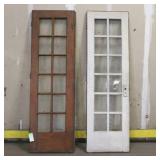 (2) Solid Core Doors w/ Windows 84' x 26'