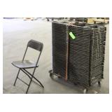 (38) Banquet Chairs w/ Moving Dolly