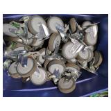 (40) Assorted Swivel Plate Casters Locking