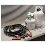 10-Gal & 5-Gal Propane Tanks and Jumper Cables