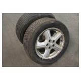 (2) Douglas 205/60R15 Tires W/ Rims