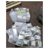 Clear Plastic Pharmacy Storage Bins Assorted