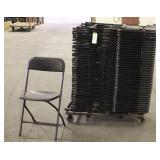 (37) Banquet Chairs w/ Moving Dolly