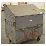 30'' x 48'' x 44-56'' Metal Storage Chest