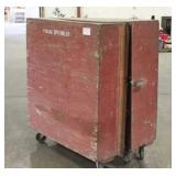 30'' X 48'' X 56'' Wooden Bi-Fold Storage Crate