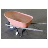 Wheelbarrow w/ Solid Rubber Tire