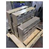 Akro-Mils 06704 Tip-Out Cabinets x8