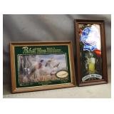 (2) Pabst Blue Ribbon Collectable Pictures