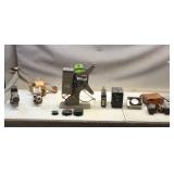 Vintage Binoculars, Camera & Projector
