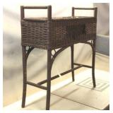 Antique Wicker Plant Stand