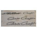 Chris-Craft Vintage Metal Boat Emblems