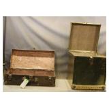 (2) Vintage Luggage Trunks