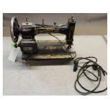 Vintage White Rotary Sewing Machine