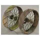 (2) Wagon Wheels 36.5' Diameter