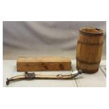 Antique Barrel, Hame & Crate