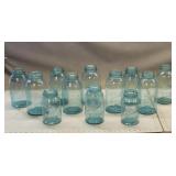(12) Vintage Canning Jars