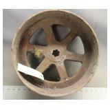 Vintage Tractor Steel Flat Belt Pulley