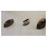 (3) Antique Clothes Irons