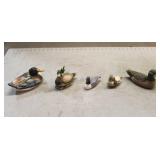 Box of Collectable Duck Figurines