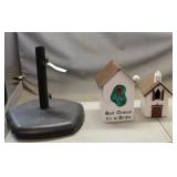 (2) Birdhouses & Patio Umbrella Stand