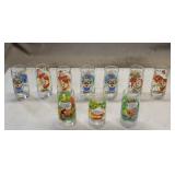 Peanuts & The Chipmunks Collectable Glasses