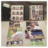 (2) Binders w/ Ken Griffey JR & Cal Ripken Cards