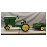 John Deere Pedal Tractor & Trailer