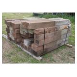 (2) Bundles Of Guardrail Posts 6''x8''x6' Long