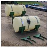 (2) Approx 150gal Sprayer Tanks