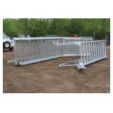 L-Shaped Aluminum Staircase