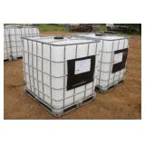 (2) Poly Tanks In Cages