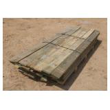 Pallet Of 1'' x 6'' x 8' Green Treat Lumber