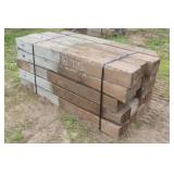 Bundle Of Guardrail Posts 6''x8''x6' Long