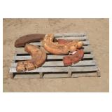 (4) Farmall Tractor Half Wheel Weights