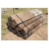 Bundle Of Mixed Guard Rail Posts