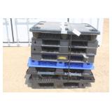 (8) Poly Pallets
