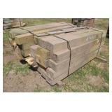 (2) Bundles Of Guardrail Posts 6''x8''x6' Long