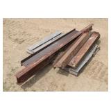 Pallet Of 56''-105'' Metal I-Beams