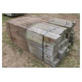 (2) Bundles Of Guardrail Posts 6''x8''x6' Long
