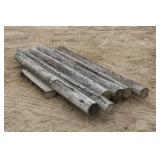 (6) 6'' x 8' Wooden Posts