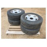 (4) Transforce LT265/70R17 Tires On Chevy 8x6.5