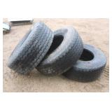 (3) Kumho 425/65R22.5 Tires