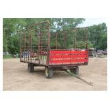 9'x16' Hay Wagon On John Deere 1065A Running Gear