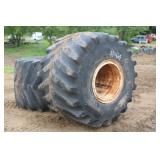 (2) 66x43.00-25 Tires On Rims