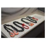 (2) Land Honor 5/16' 7' G80 Chain Slings